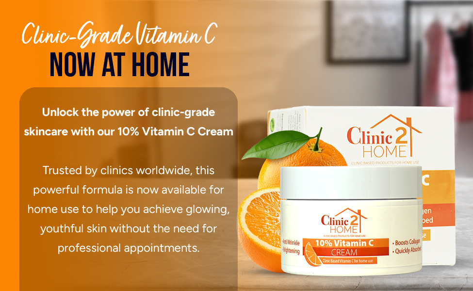 Clinic2Home 10% Vitamin C Cream 50g - Image 2