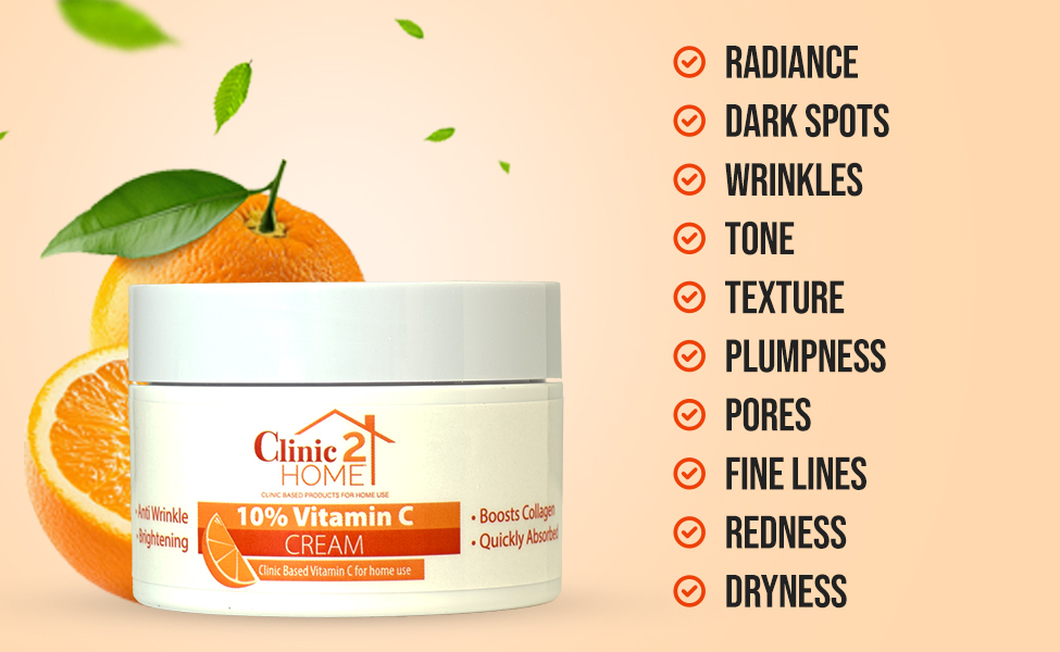 Clinic2Home 10% Vitamin C Cream 50g - Image 3