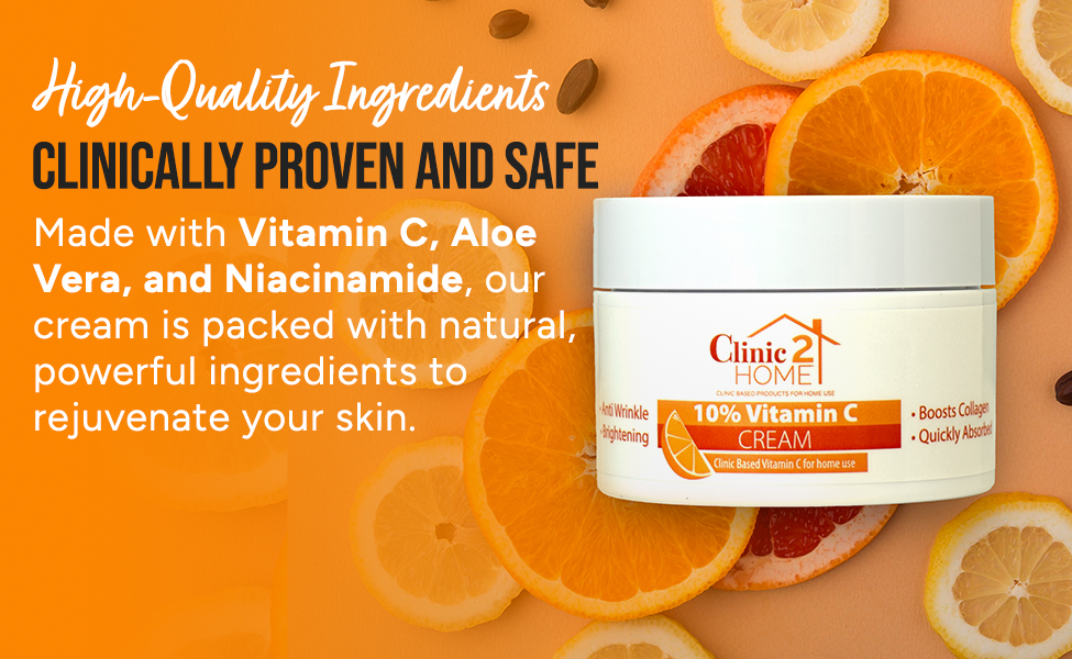 Clinic2Home 10% Vitamin C Cream 50g - Image 4